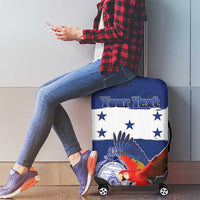 Honduras Independence Day Luggage Cover Scarlet Macaw Flag Style - Wonder Print Shop