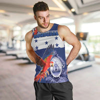 Honduras Independence Day Men Tank Top Scarlet Macaw Flag Style - Wonder Print Shop