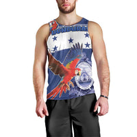 Honduras Independence Day Men Tank Top Scarlet Macaw Flag Style - Wonder Print Shop