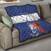 Honduras Independence Day Quilt Scarlet Macaw Flag Style - Wonder Print Shop