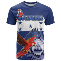 Honduras Independence Day T Shirt Scarlet Macaw Flag Style - Wonder Print Shop