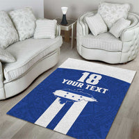 Custom Honduras Football Area Rug La H Go Champion - Wonder Print Shop