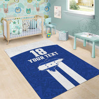 Custom Honduras Football Area Rug La H Go Champion - Wonder Print Shop