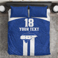 Custom Honduras Football Bedding Set La H Go Champion - Wonder Print Shop