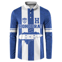 Custom Honduras Football Button Sweatshirt La H Go Champion - Wonder Print Shop