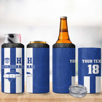 Custom Honduras Football 4 in 1 Can Cooler Tumbler La H Go Champion - Wonder Print Shop