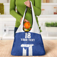Custom Honduras Football Grocery Bag La H Go Champion - Wonder Print Shop