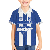 Custom Honduras Football Hawaiian Shirt La H Go Champion - Wonder Print Shop