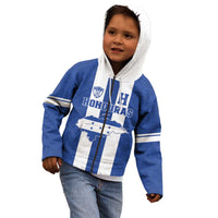 Custom Honduras Football Kid Hoodie La H Go Champion - Wonder Print Shop