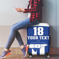 Custom Honduras Football Luggage Cover La H Go Champion - Wonder Print Shop