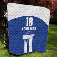 Custom Honduras Football Quilt La H Go Champion - Wonder Print Shop
