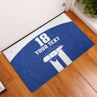 Custom Honduras Football Rubber Doormat La H Go Champion - Wonder Print Shop