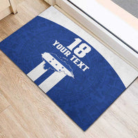 Custom Honduras Football Rubber Doormat La H Go Champion - Wonder Print Shop