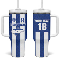 Custom Honduras Football Tumbler With Handle La H Go Champion - Wonder Print Shop