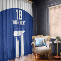 Custom Honduras Football Window Curtain La H Go Champion - Wonder Print Shop