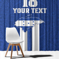 Custom Honduras Football Window Curtain La H Go Champion - Wonder Print Shop