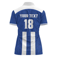 Custom Honduras Football Women Polo Shirt La H Go Champion - Wonder Print Shop