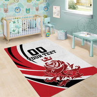Custom England Football Area Rug Simple Style - Wonder Print Shop