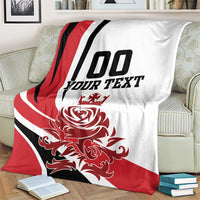 Custom England Football Blanket Simple Style