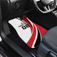 Custom England Football Car Mats Simple Style - Wonder Print Shop