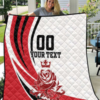 Custom England Football Quilt Simple Style - Wonder Print Shop