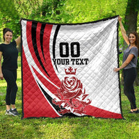 Custom England Football Quilt Simple Style - Wonder Print Shop