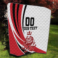 Custom England Football Quilt Simple Style - Wonder Print Shop