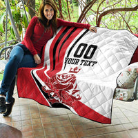 Custom England Football Quilt Simple Style - Wonder Print Shop