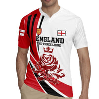 Custom England Football Rugby Jersey Simple Style - Wonder Print Shop