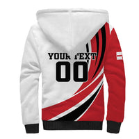 Custom England Football Sherpa Hoodie Simple Style - Wonder Print Shop