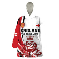 Custom England Football Wearable Blanket Hoodie Simple Style - Wonder Print Shop