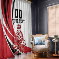 Custom England Football Window Curtain Simple Style - Wonder Print Shop
