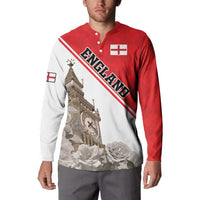 Custom England Rose Button Sweatshirt With Big Ben - Wonder Print Shop