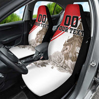 Custom England Rose Car Seat Cover With Big Ben - Wonder Print Shop