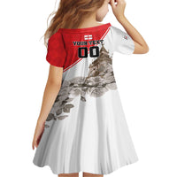 Custom England Rose Family Matching Off The Shoulder Long Sleeve Dress and Hawaiian Shirt With Big Ben - Wonder Print Shop