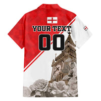 Custom England Rose Family Matching Puletasi and Hawaiian Shirt With Big Ben - Wonder Print Shop
