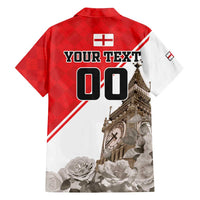 Custom England Rose Family Matching Summer Maxi Dress and Hawaiian Shirt With Big Ben - Wonder Print Shop