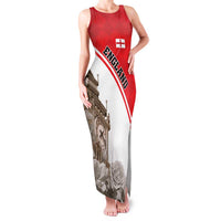 Custom England Rose Family Matching Tank Maxi Dress and Hawaiian Shirt With Big Ben - Wonder Print Shop