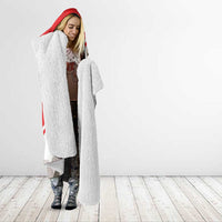 Custom England Rose Hooded Blanket With Big Ben