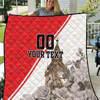 Custom England Rose Quilt With Big Ben - Wonder Print Shop