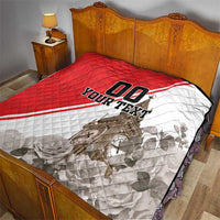 Custom England Rose Quilt With Big Ben - Wonder Print Shop