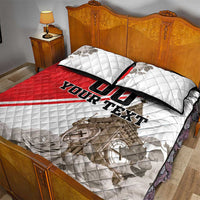 Custom England Rose Quilt Bed Set With Big Ben - Wonder Print Shop