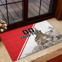 Custom England Rose Rubber Doormat With Big Ben - Wonder Print Shop