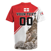 Custom England Rose Rugby Jersey With Big Ben - Wonder Print Shop