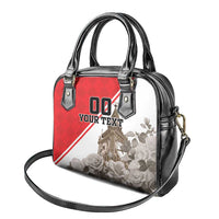 Custom England Rose Shoulder Handbag With Big Ben
