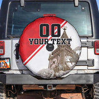 Custom England Rose Spare Tire Cover With Big Ben - Wonder Print Shop