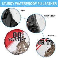 Custom England Rose Spare Tire Cover With Big Ben - Wonder Print Shop