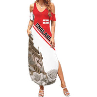 Custom England Rose Summer Maxi Dress With Big Ben - Wonder Print Shop