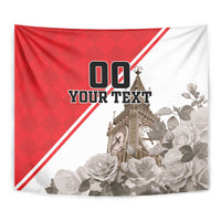 Custom England Rose Tapestry With Big Ben - Wonder Print Shop