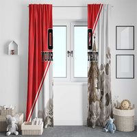 Custom England Rose Window Curtain With Big Ben - Wonder Print Shop